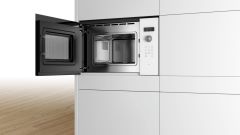 Bosch BFL524MW0 20 lt Beyaz Ankastre Mikrodalga Fırın