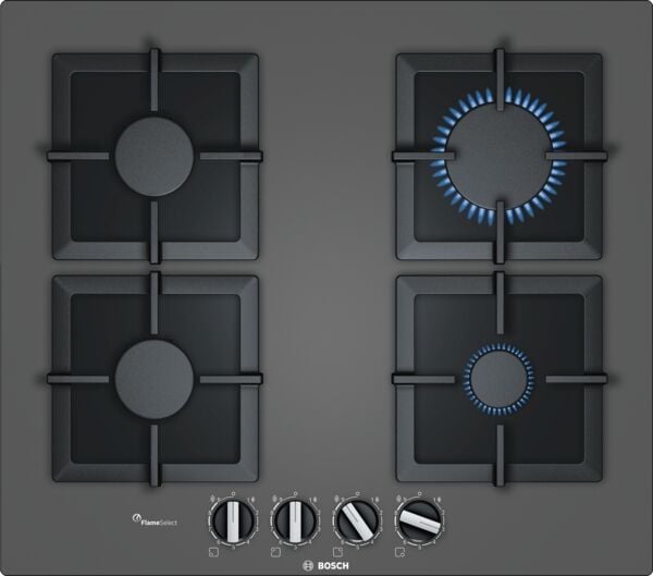 Bosch PPP6A9B20 Gri Cam Ankastre Ocak