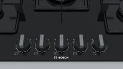 Bosch PPQ7A6B10 75 cm Doğalgazlı Woklu Siyah Cam Ankastre Ocak