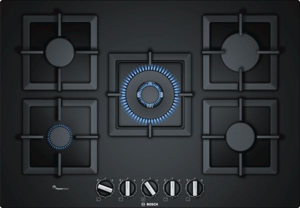 Bosch PPQ7A6B20 Wok Gözlü 75 cm Siyah Cam Ankastre Ocak