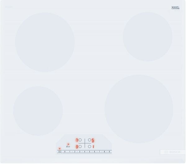 Bosch PKE612FA2E Elektrikli Seramik Beyaz Ankastre Ocak
