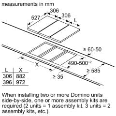 Bosch PKF375CA2E Seramik Domino Ankastre Ocak