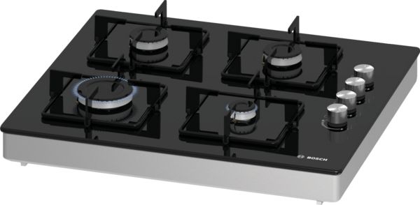 Bosch POP0C6O12O Siyah Cam Set Üstü Ocak