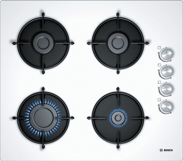Bosch POP0C2O10O Doğalgazlı Beyaz Set Üstü Ocak
