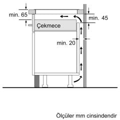 Bosch PUE611BB5E Siyah İndüksiyonlu Ankastre Ocak