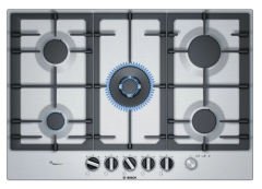 Bosch PCQ7A5M90E Wok Gözlü Inox Ankastre Ocak