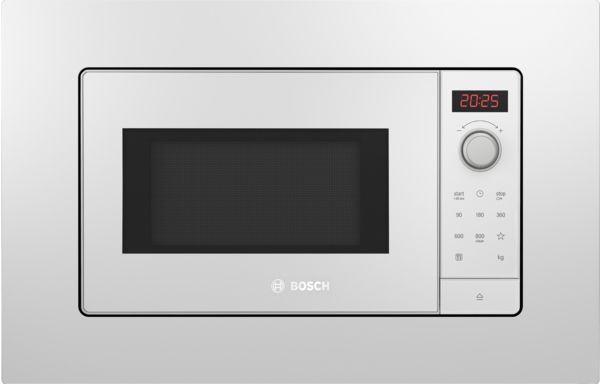 Bosch BFL623MW3 20 lt Beyaz Ankastre Mikrodalga Fırın