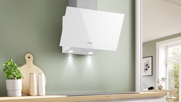 Bosch DWK63PJ20T Beyaz Duvar Tipi Davlumbaz