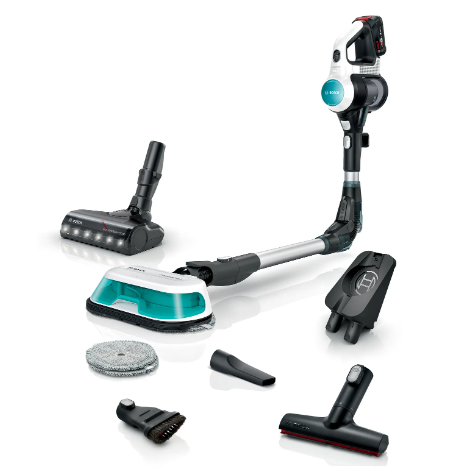 Bosch ProHijyenik Aqua White BCS71HYG1Islak Kuru Akülü Dikey Süpürge