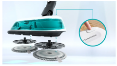 Bosch ProHijyenik Aqua White BCS71HYG1Islak Kuru Akülü Dikey Süpürge