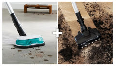 Bosch ProHijyenik Aqua White BCS71HYG1Islak Kuru Akülü Dikey Süpürge