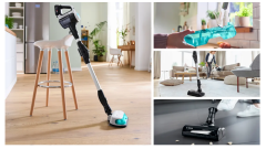 Bosch ProHijyenik Aqua White BCS71HYG1Islak Kuru Akülü Dikey Süpürge