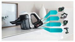 Bosch ProHijyenik Aqua White BCS71HYG1Islak Kuru Akülü Dikey Süpürge