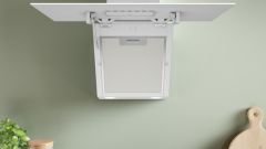 Bosch DWK64PJ20T Beyaz Duvar Tipi Ankastre Davlumbaz