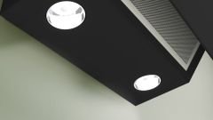 Bosch DWK64PJ60T 60 cm Siyah Cam Duvar Tipi Ankastre Davlumbaz