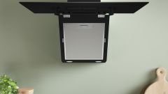 Bosch DWK64PJ60T 60 cm Siyah Cam Duvar Tipi Ankastre Davlumbaz