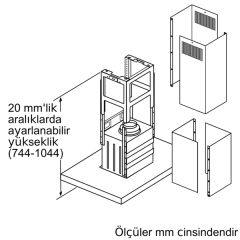 Bosch DIB97IM50 Inox Ada Tipi Davlumbaz