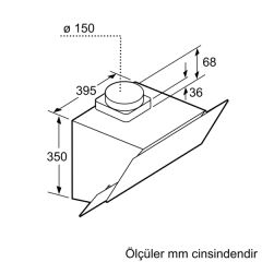 Bosch DWK65AJ80R Duvar Tipi Davlumbaz