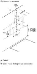 Bosch DWK67PJ20T Beyaz Duvar Tipi Davlumbaz