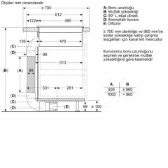 Bosch PVS811B16E Davlumbaz Entegreli İndüksiyonlu Ocak
