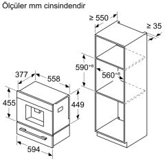 Bosch CTL7181W0 Tam Otomatik Ankastre Espresso Makinesi