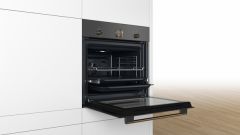 Bosch HBJN10YB2R NeoKlassik Siyah Ankastre Fırın