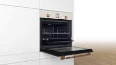 Bosch HBJN10YW0R NeoKlassik İnci Beyazı Ankastre Fırın