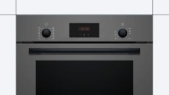Bosch HBF512BH1T Antrasit Gri 66 lt Ankastre Fırın