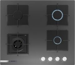 Bosch PNH6C9O12O Wok Gözlü Antrasit Cam Ankastre Ocak