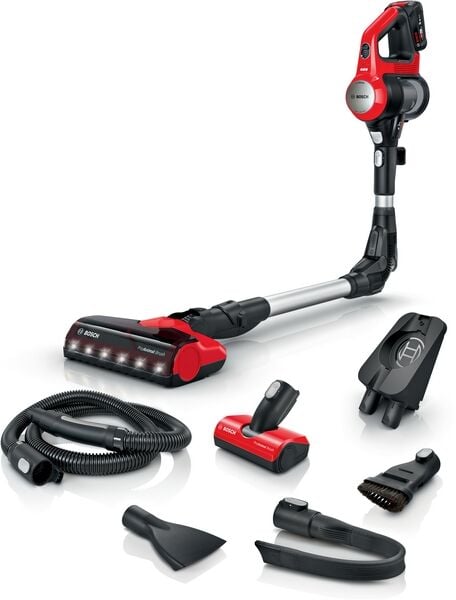 Bosch Unlimited 7 ProAnimal Red BCS711PET Şarjlı Dikey Süpürge