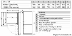 Bosch KGN55CWE0N Kombi No Forst Buzdolabı